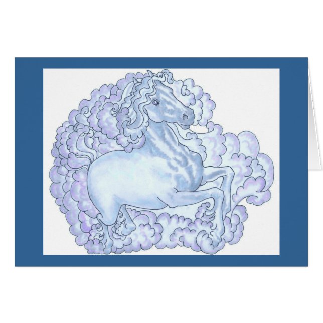 Hästfrihetar Hälsningskort (Framsidan Horizontal)