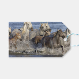 Hästgalloping i vatten presentetikett