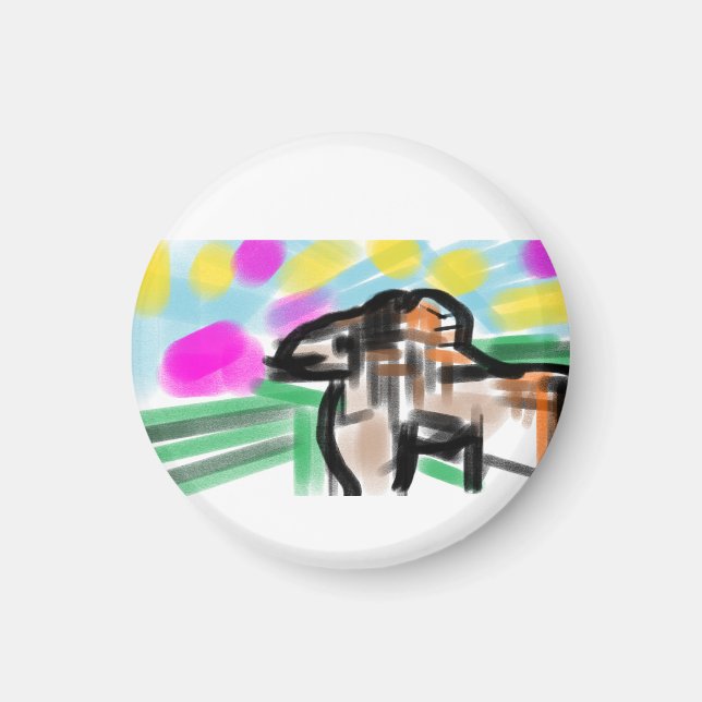 Hästglädje Magnet (Framsidan)