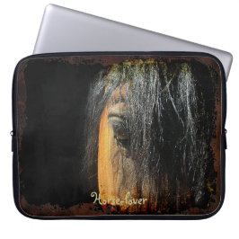 Hästhäftens Öga Foto Laptop sleeve