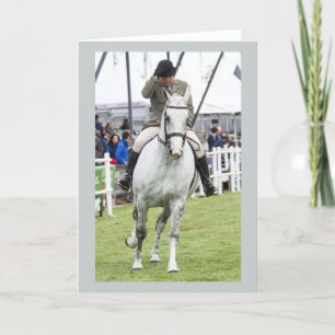 Hästhälsningkort Kort