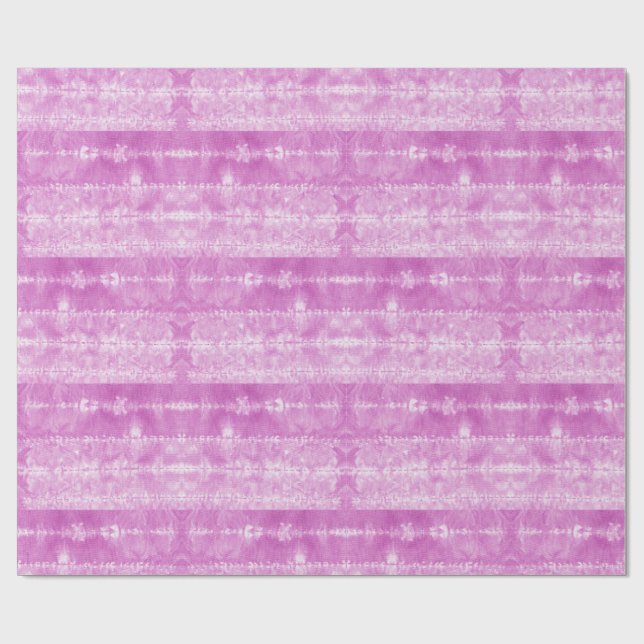 Hästhår Kakel Rand Pink Presentpapper (Platt)