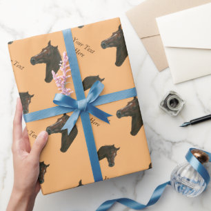 Hästhäst från porträtt presentpapper