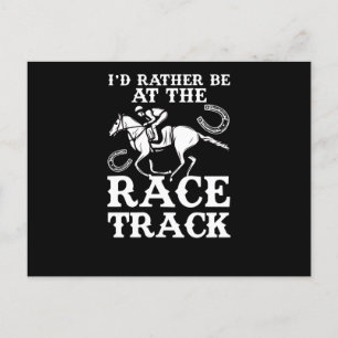 Hästhäst (Tävla Horse Runt Tävling Track Racehorse Vykort