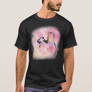 Hästhästar kärlek pony rider rider djur t shirt