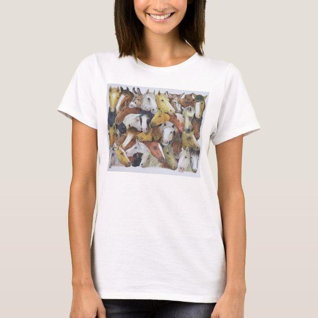 Hästhästar T-shirt (Framsida)