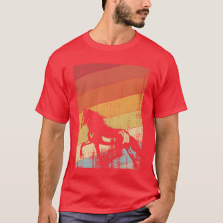 Hästhästdjurens vintage t shirt