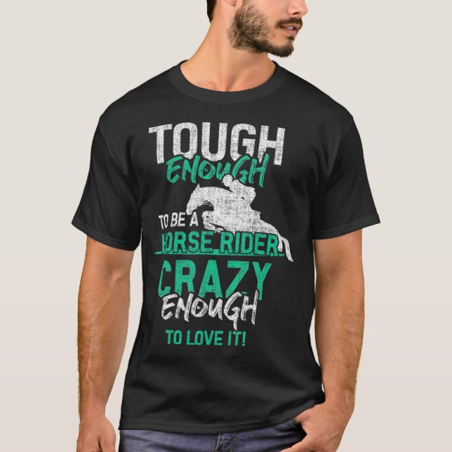 hästhästskon rodeo t shirt (Framsida)