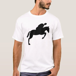Hästhoppning - Svart T-shirt