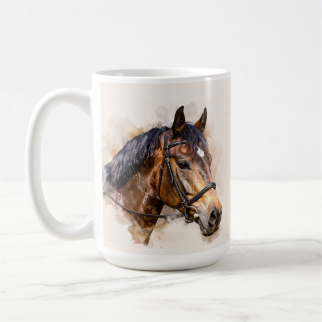 Hästhuvudmugg Kaffemugg (Vänster)