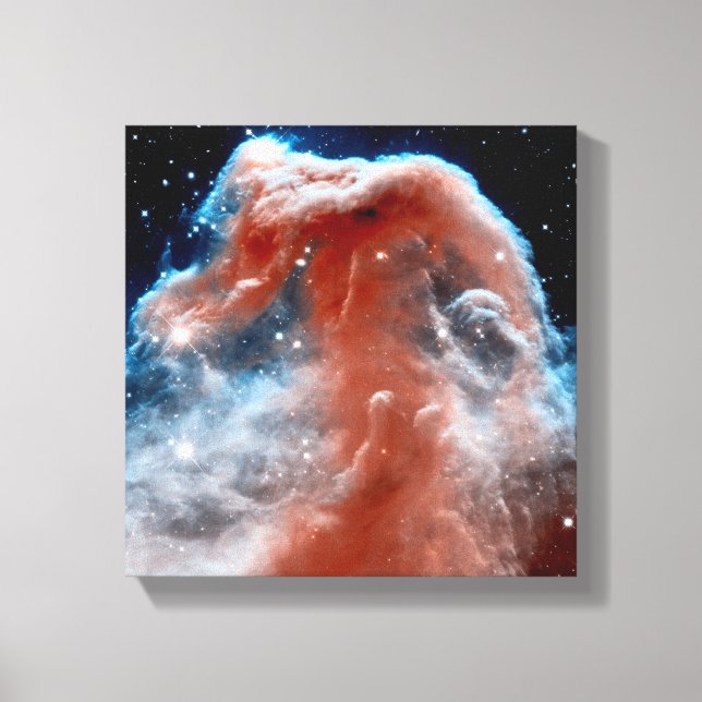 Hästhuvudnebulosan infraröd - Hubble-rymdbild Canvastryck (Framsida)