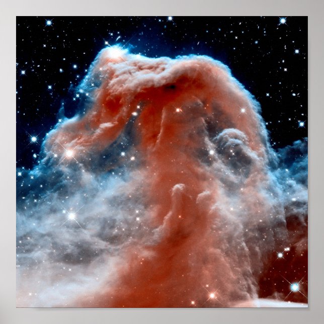 Hästhuvudnebulosan infraröd - Hubble-rymdbild Poster (Framsidan)
