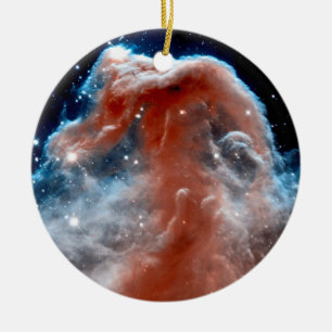 Hästhuvudnebulosan infraröd - Hubble-rymdfoto Julgransprydnad Keramik