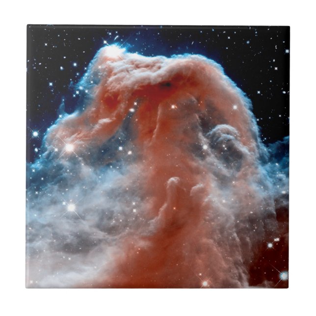 Hästhuvudnebulosan infraröd - Hubble-rymdfoto Kakelplatta (Framsidan)