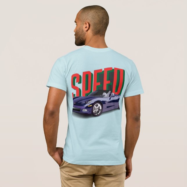 HASTIGHET CAR.JPG T SHIRT (Hel baksida)