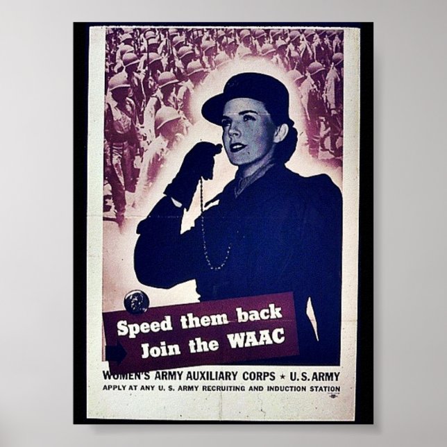 Hastighet dem tillbaka ledade i Waac Poster (Framsidan)