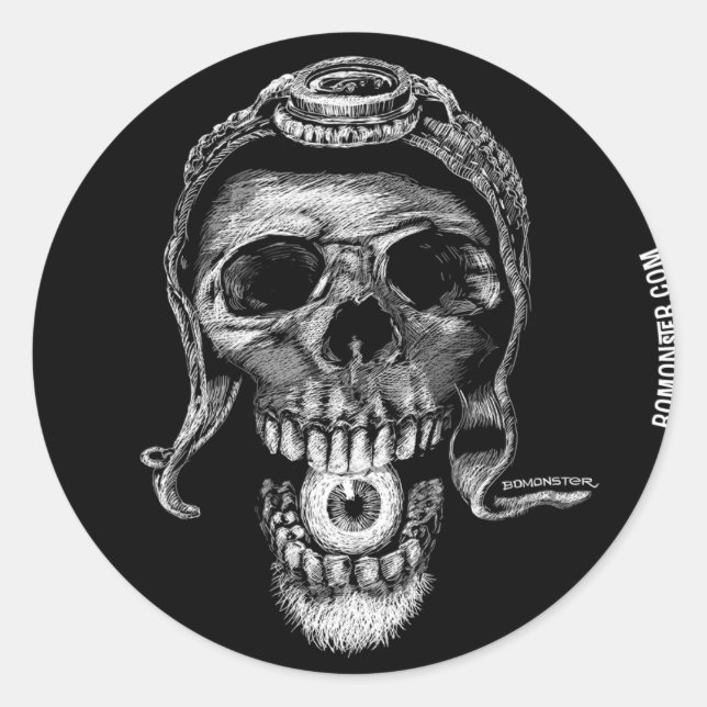 Hastighet Freak Runt Klistermärke (Framsida)