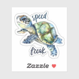 Hastighet Freak vinyletikett Klistermärken