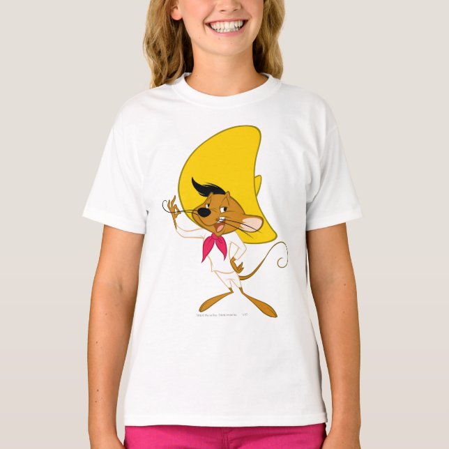 HASTIGHET GONZALES™ Mustache Tee Shirt (Framsida)