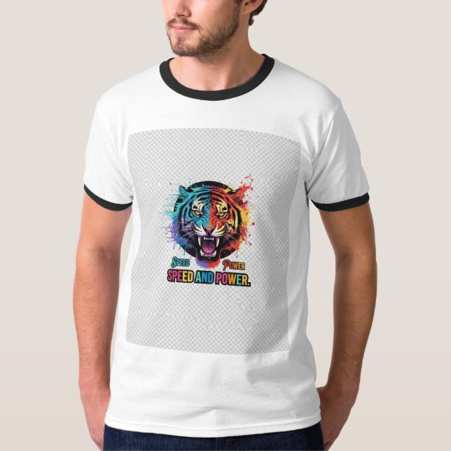 Hastighet och ström T-Shirt (Framsida)