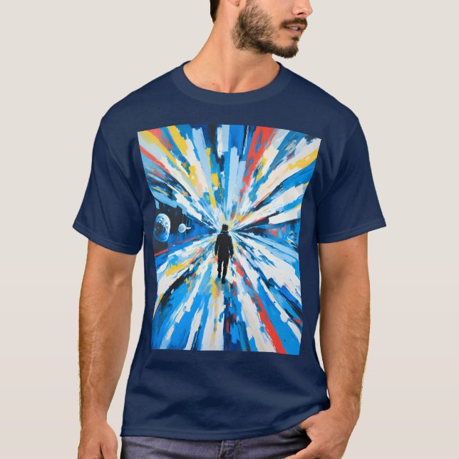 Hastigheten i rymden t shirt (Framsida)