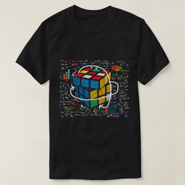 Hastigheten kuberar konkurrensutsatt puzzle funny  t shirt (Design framsida)