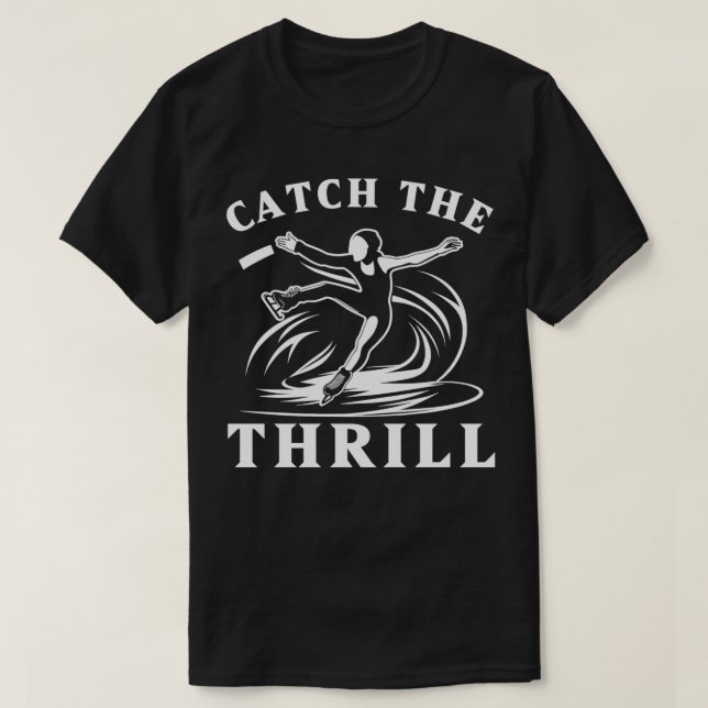 Hastigheten Skatin vid Skater av isfär Figur T Shirt (Design framsida)