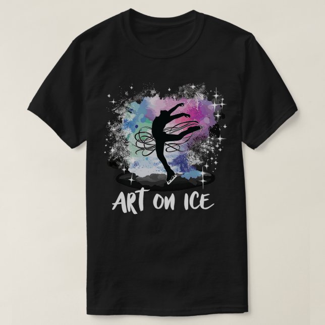 Hastigheten Skatin vid Skater av isfär Figur T Shirt (Design framsida)