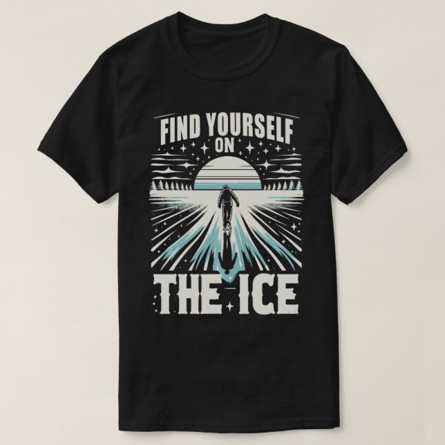 Hastigheten Skatin vid Skater av isfär Figur T Shirt (Design framsida)