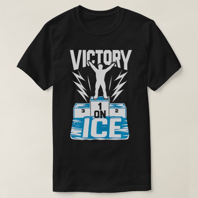 Hastigheten Skatin vid Skater av isfär Figur T Shirt (Design framsida)