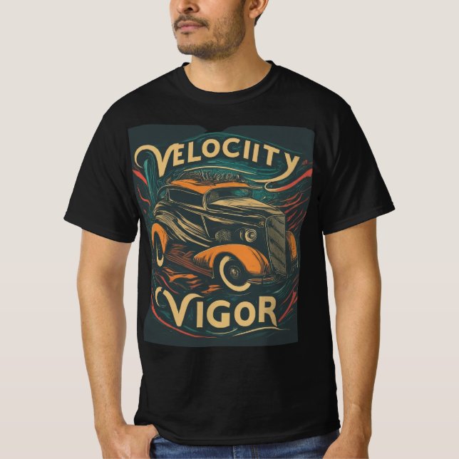 Hastigheten uppfyller Vigor T Shirt (Framsida)