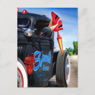 Hastigheter vid bogsering av Råtta Rod Lastbil Roc Vykort