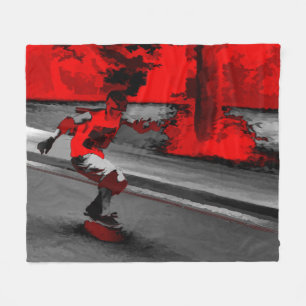 Hastighets-Skater - Skateboarder Fleecefilt