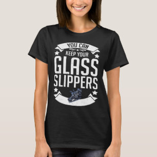 Hastighetsåkning Skridskor Kort Distans Skridskoåk T Shirt