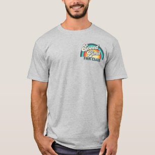 Hastighetsbegränsning Retro-regnbågskonsert-dockan T Shirt