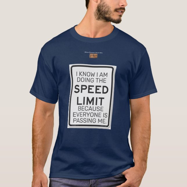 HASTIGHETSBEGRÄNSNING T SHIRT (Framsida)