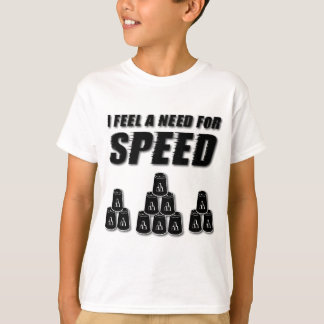 Hastighetsbehov, svart t-shirt