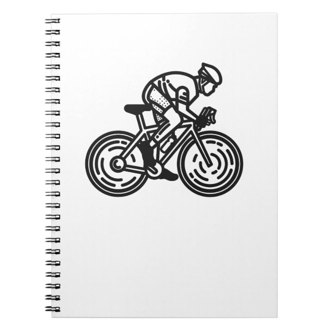 hastighetscyklist anteckningsbok (Framsidan)