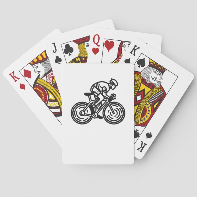 hastighetscyklist casinokort (Baksidan)