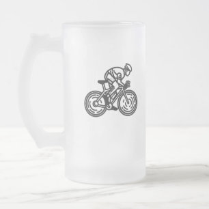 hastighetscyklist frostat ölglas