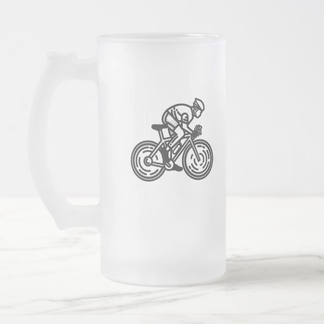 hastighetscyklist frostat ölglas (Vänster)