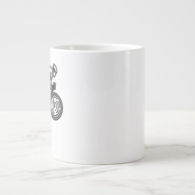 hastighetscyklist jumbo mugg (Framsidan)
