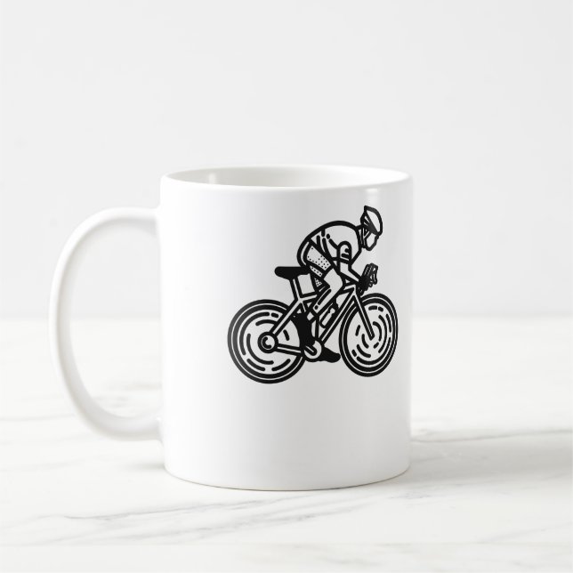 hastighetscyklist kaffemugg (Vänster)