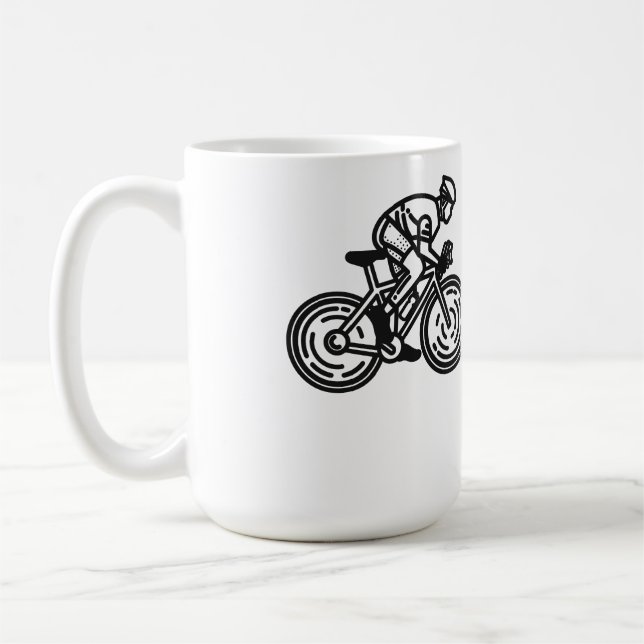hastighetscyklist kaffemugg (Vänster)