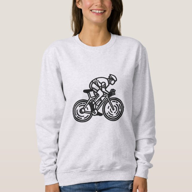 hastighetscyklist t shirt (Framsida)