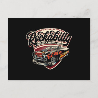 Hastighetsglödlampor för Rockabilly Hotrod - neg Vykort