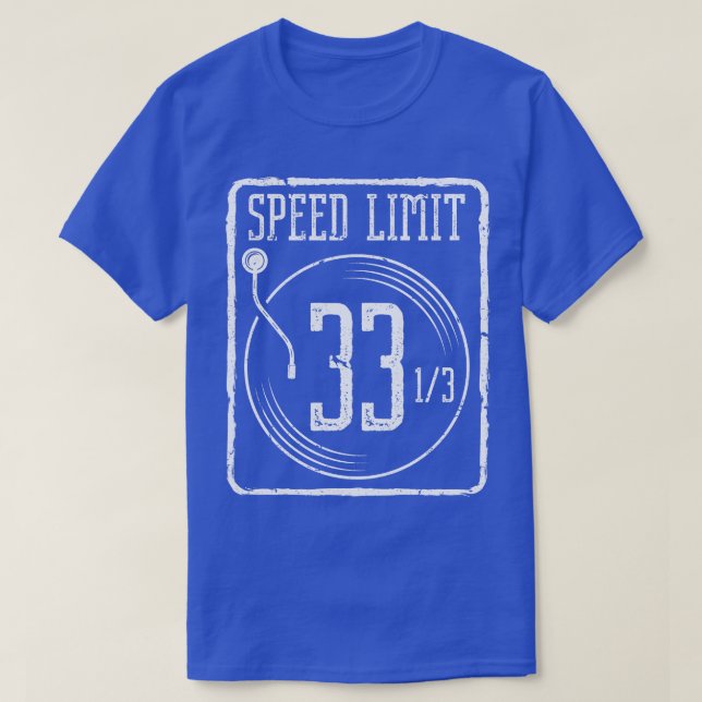 Hastighetsgräns 33 vinylpost t shirt (Design framsida)