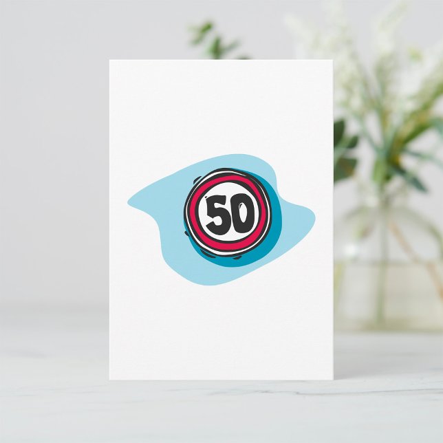 Hastighetsgräns 50 inbjudningar (Skapare uppladdad)