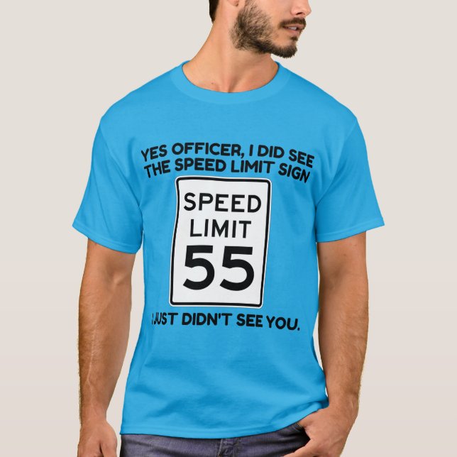 Hastighetsgräns T Shirt (Framsida)