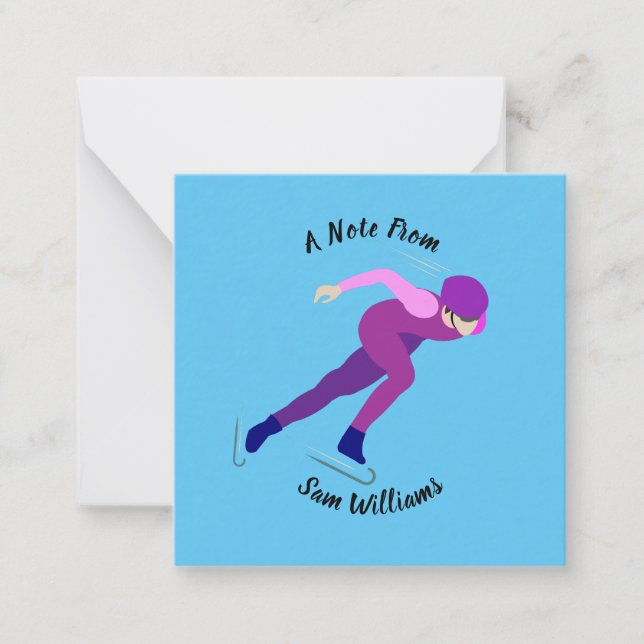 Hastighetskal Anteckningskort (Framsida)